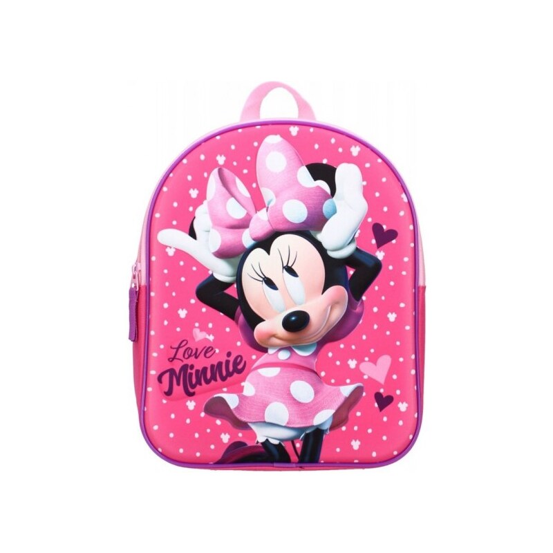 Vadobag Detský / dívčí 3D batoh Minnie Mouse - Disney / 32 x 26 x 11 cm