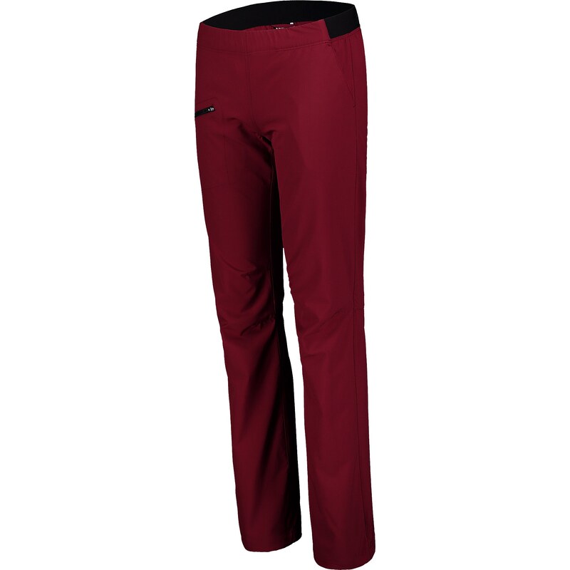 Nordblanc Červené dámské ultralehké outdoorové kalhoty HIKER