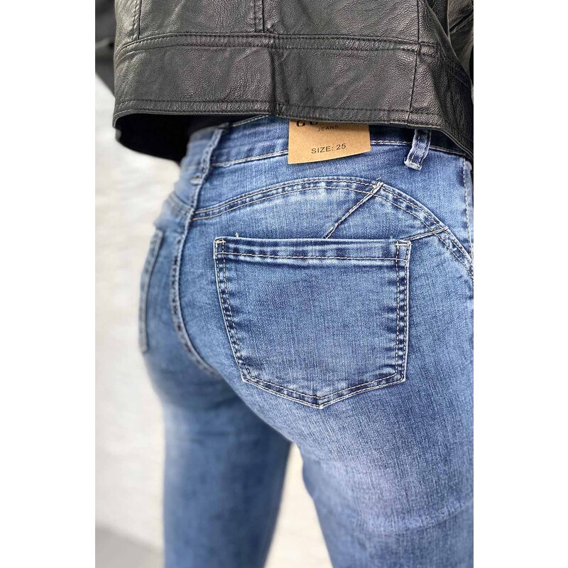 Gourd jeans Modré džíny GD6803-Y