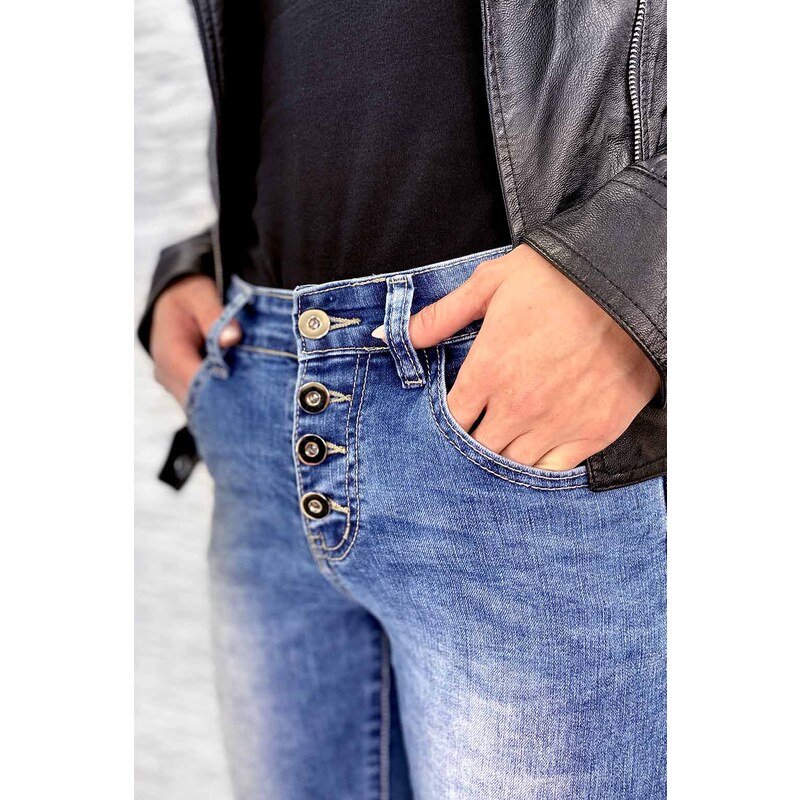 Gourd jeans Modré džíny GD6803-Y