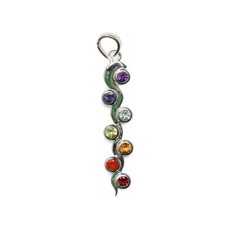 Nefertitis Čakrový přívěsek Kundalini Ag 925 - 3,6 cm, 2,3 g 58905783