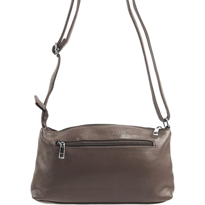 Sun-bags Podélná menší dámská crossbody kabelka H0515 šedohnědá