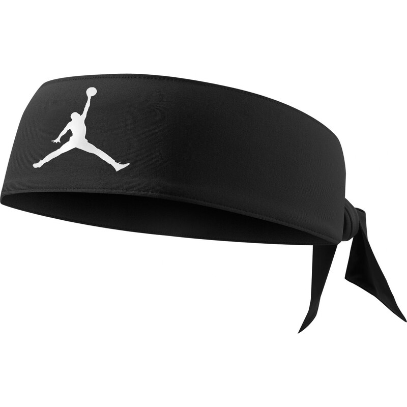Jordan jumpman dri-fit head tie BLACK/WHITE