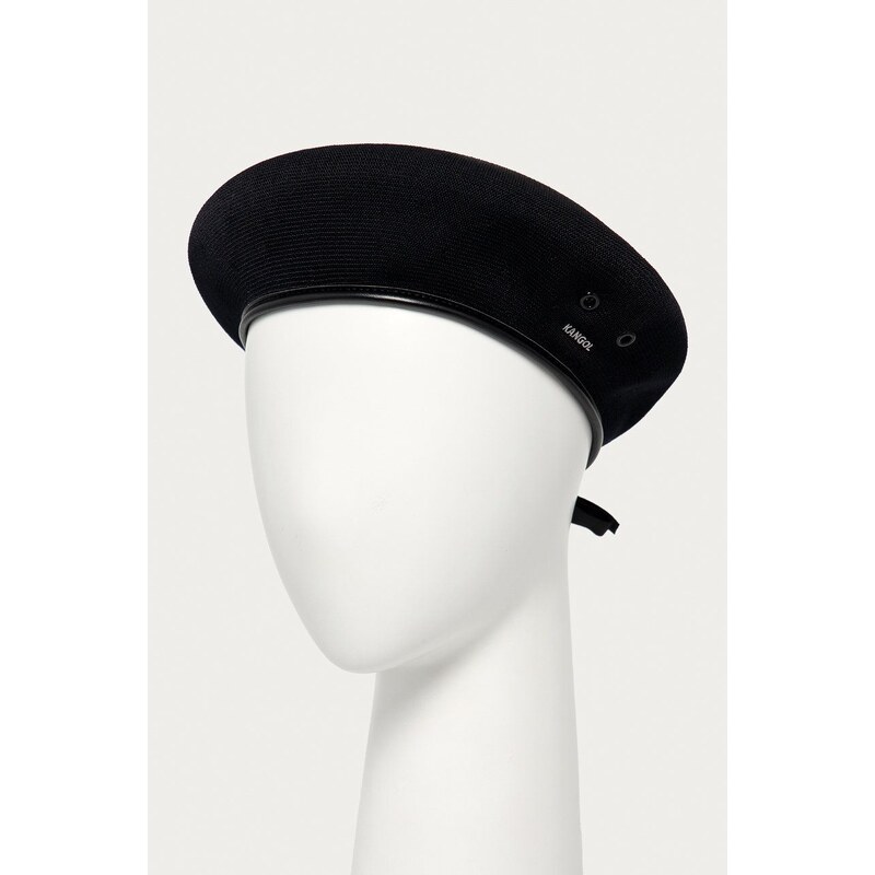 Baret Kangol černá barva, 0284KG.BK001-BK001