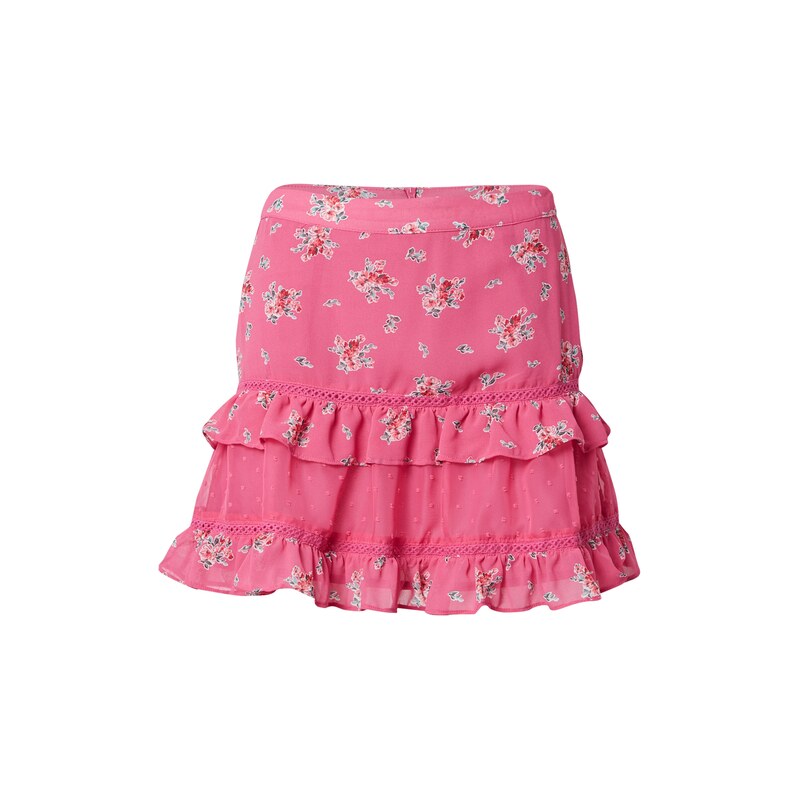 GLAMOROUS Sukně pastelově zelená / pink / červená / bílá