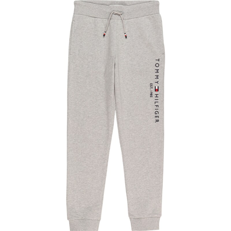 TOMMY HILFIGER Kalhoty námořnická modř / světle šedá / ohnivá