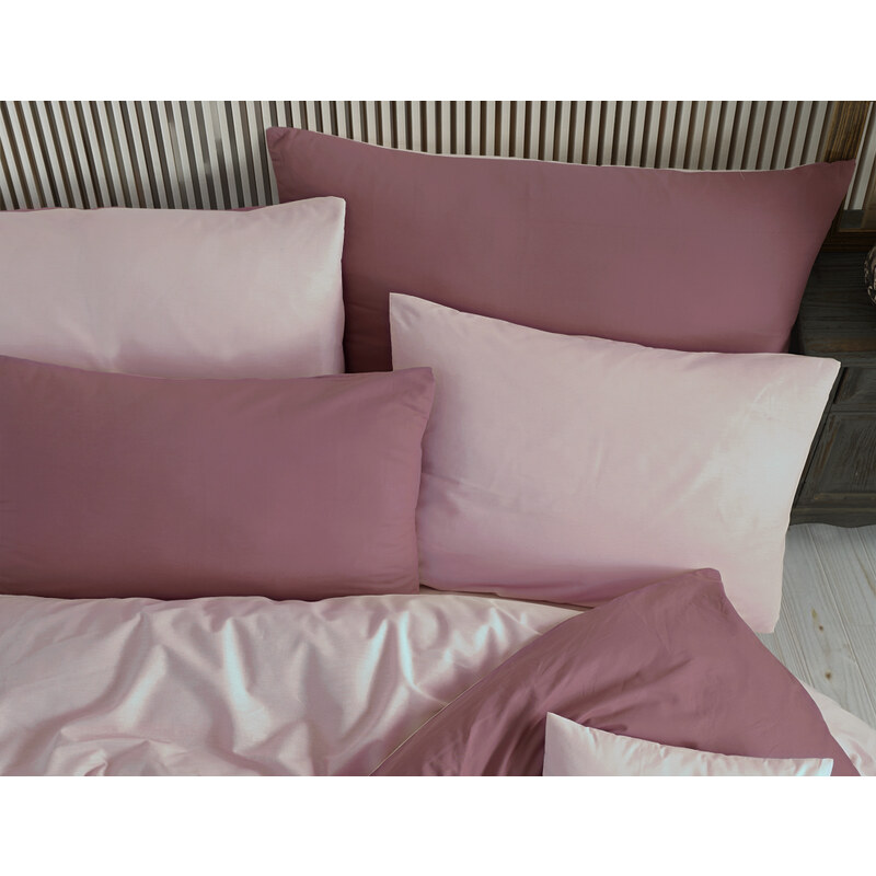 TipTrade Bavlněné povlečení Color Starorůžovo Růžové Rozměr: 140x200 + 70x90