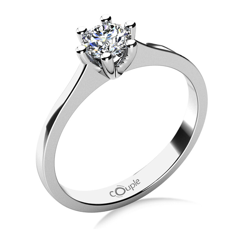 Couple Zlatý dámský prsten Layla 6864090-0-62-1 Velikost prstenu: 52