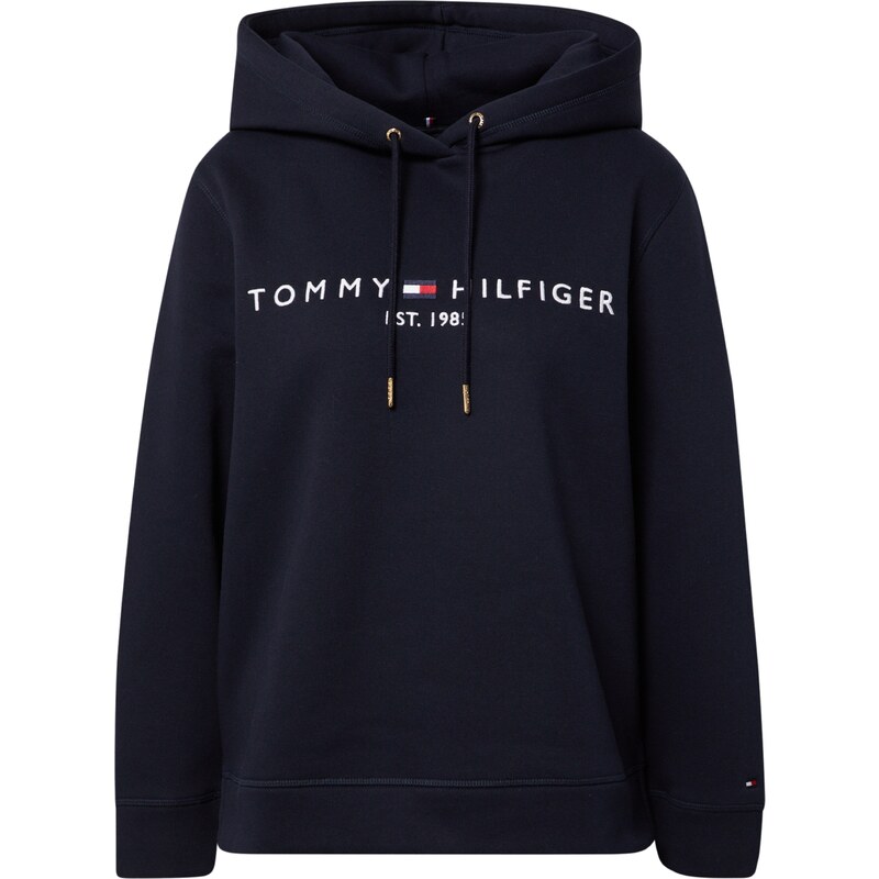 TOMMY HILFIGER Mikina marine modrá / noční modrá / červená / bílá