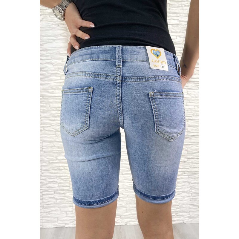 Gourd jeans Riflové kraťasy GD1522-D