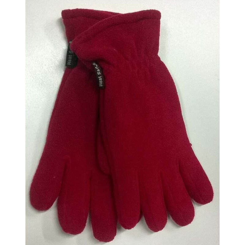 rukavice dámské fleecové vínové bordo RK 30 56990264