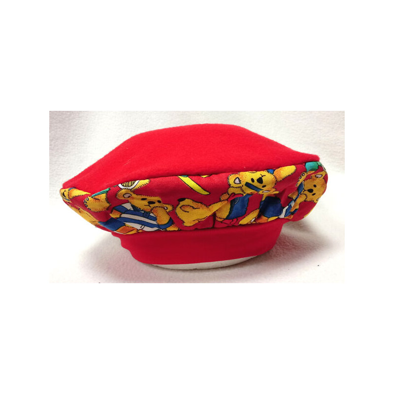 baret zimnmí dětský červený 2402.5