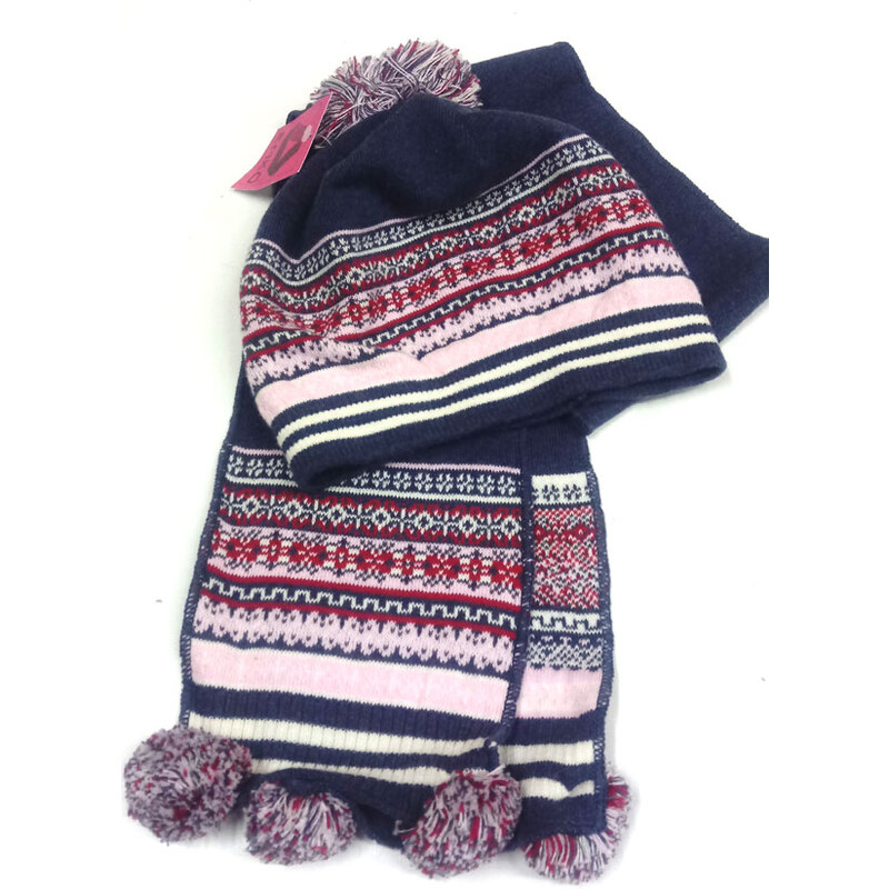 čepice šála fleece souprava bavlněná S 121