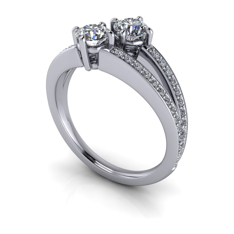 Salaba Diamantový zásnubní prsten DIANA 122934 54mm