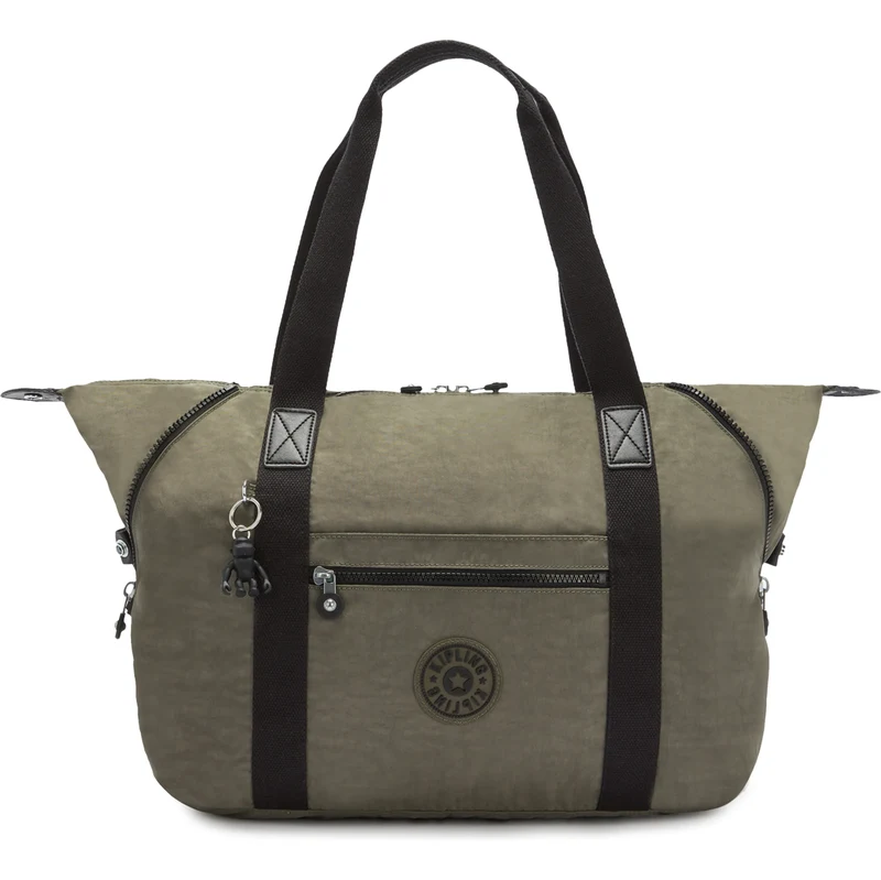 KIPLING Taška Weekender Art olivová / černá 112913200
