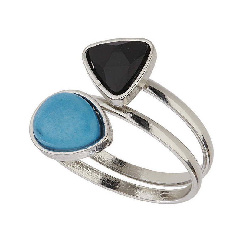 Topshop Twisted Stone Ring