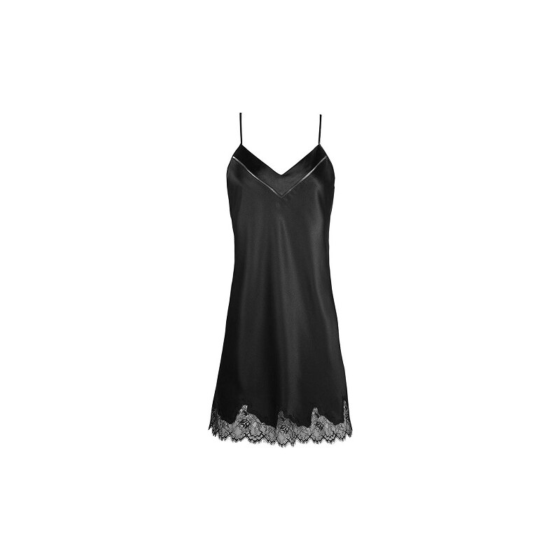 Noční košilka 17F940 Black(015) - Simone Perele