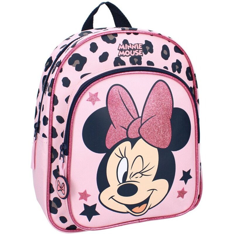 Vadobag Dívčí batoh Minnie Mouse s třpytivou mašlí - Disney - 8L