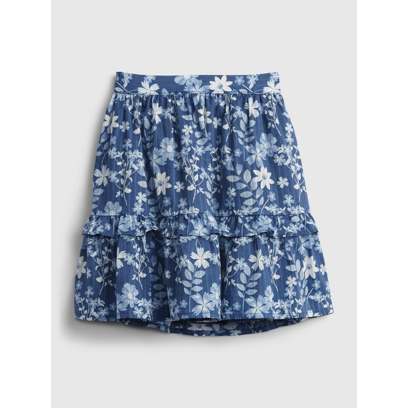 GAP Dětská sukně floral midi skirt - Holky