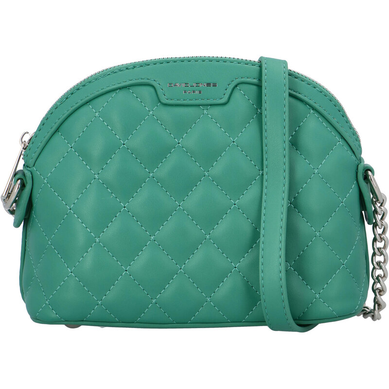 David Jones Prošívaná crossbody kabelka Nicole, zelená 113554844
