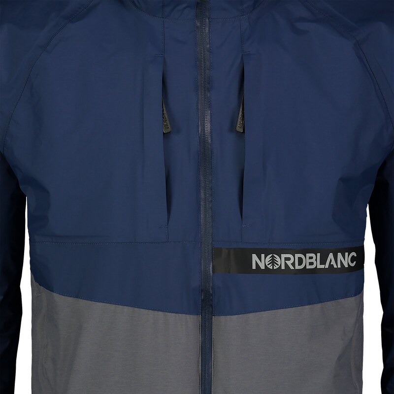 Nordblanc Modrá pánská lehká jarní bunda POUCH