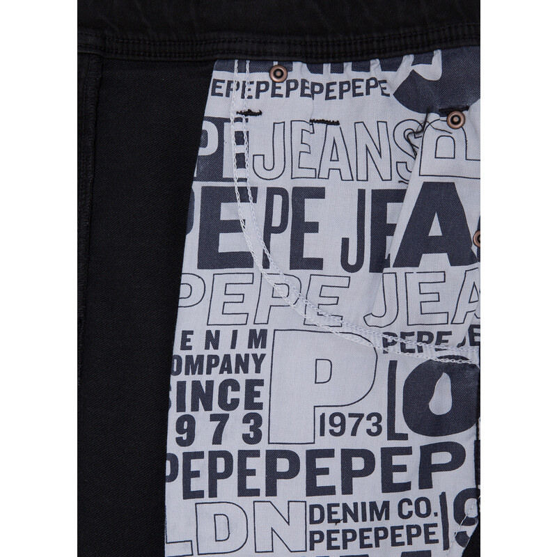 Pepe Jeans pánské denim černé kraťasy JAGGER SHORT BLACK