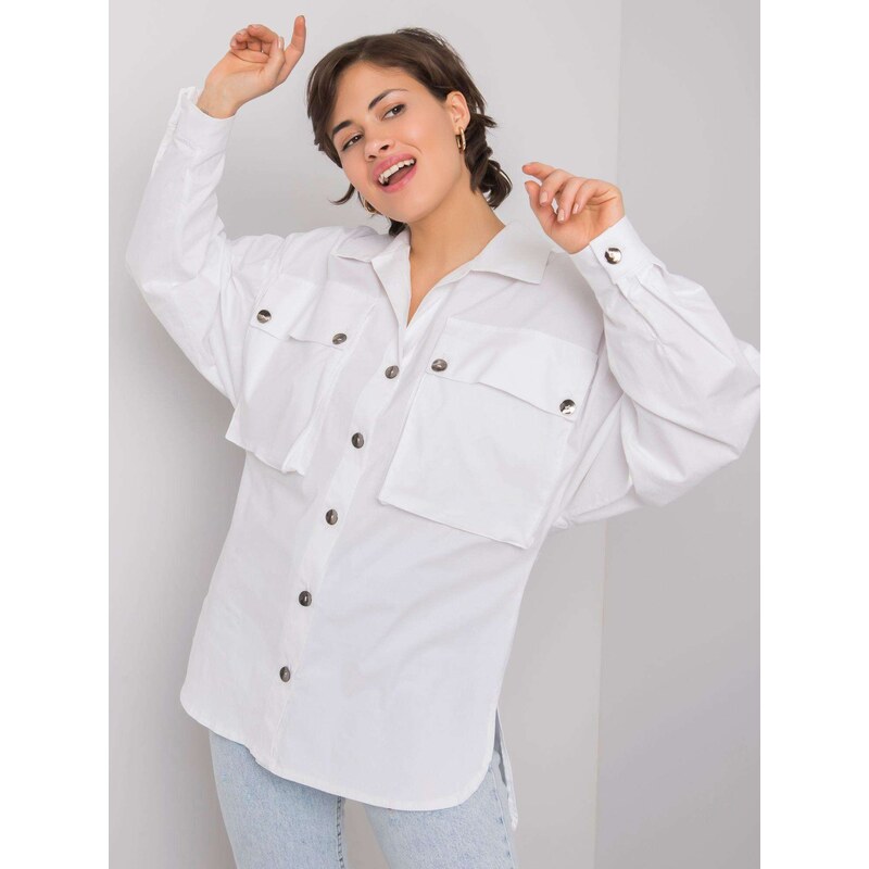 RUE PARIS Shirt-346-KS-027.45-white