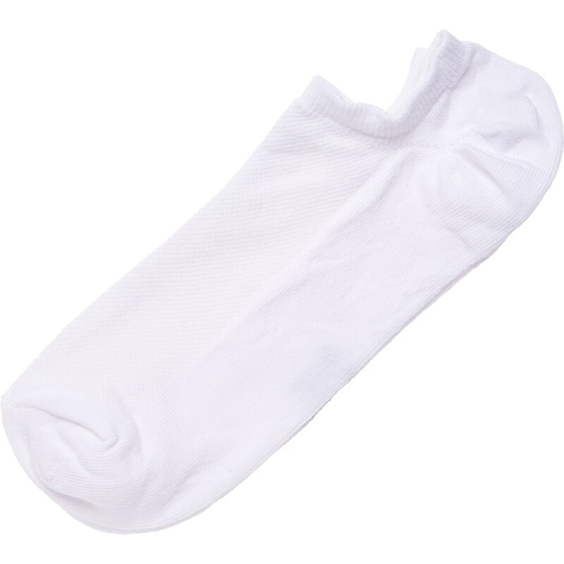 Dagi Men's White Cotton Short Ballerina Socks
