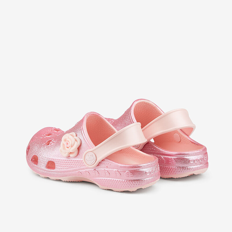 COQUI LITTLE FROG Candy pink glitter + amulet