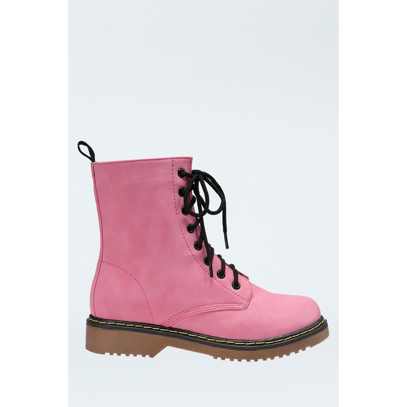 Tally Weijl Pink Lace Up Boots