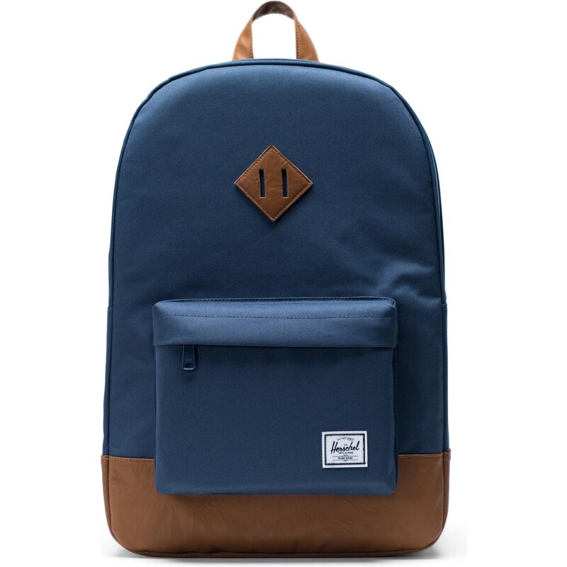 Herschel Heritage Navy/Tan Synthetic Leather 21,5L