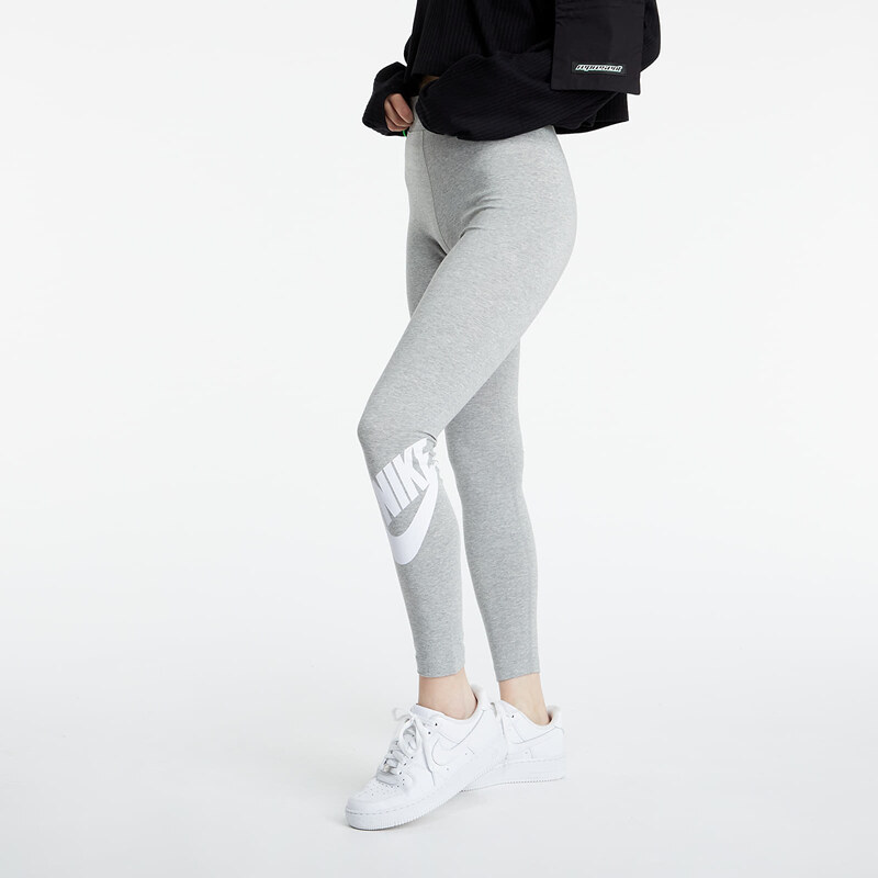 Dámské legíny Nike Sportswear W Essential High-Rise Leggings Šedá - GLAMI.cz