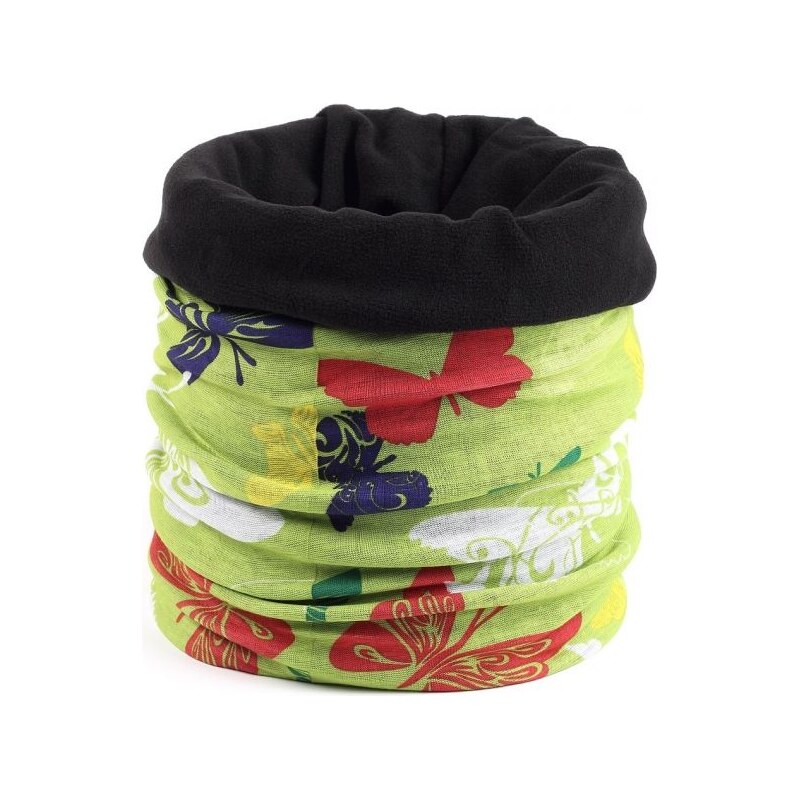 Finmark CHILDREN’S MULTIFUNCTIONAL SCARF WITH FLEECE Dětský