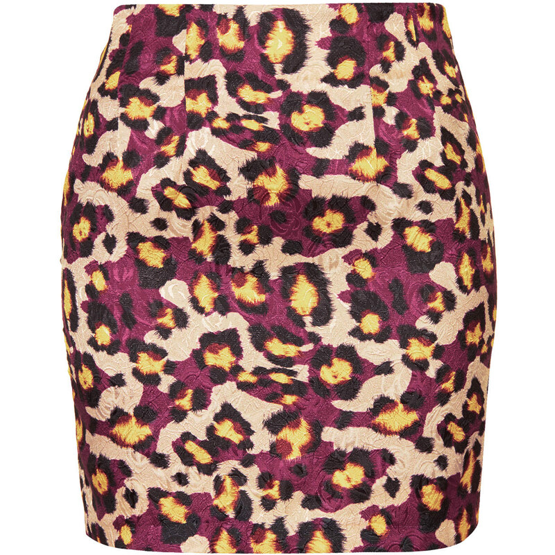Topshop **Leopard Print Skirt by Sister Jane