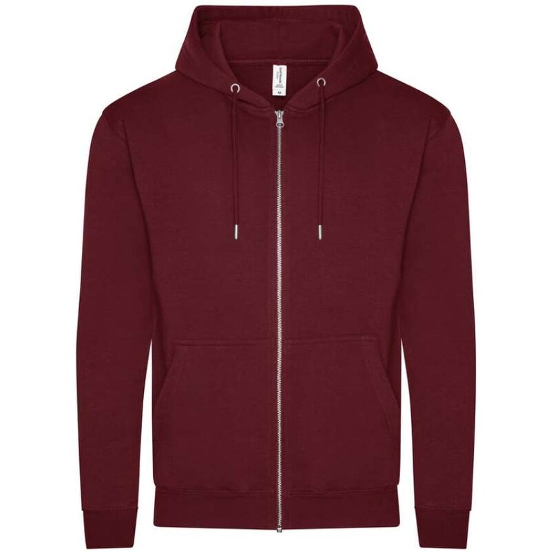 Just Hoods Unisex organická mikina na zip Zoodie –