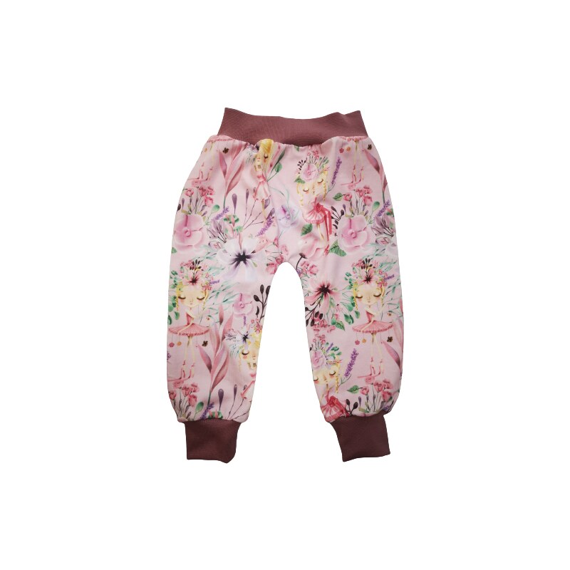 Dino Dini Dívčí pohodlné kalhoty 2162 růžové