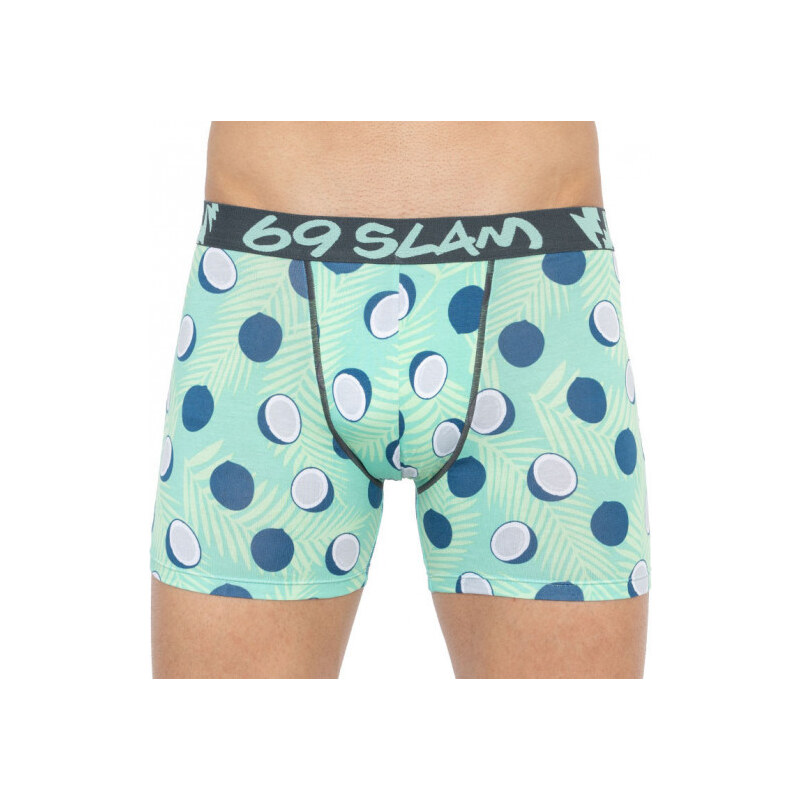 Bez obalu - Pánské boxerky 69SLAM fit bamboo coco blue