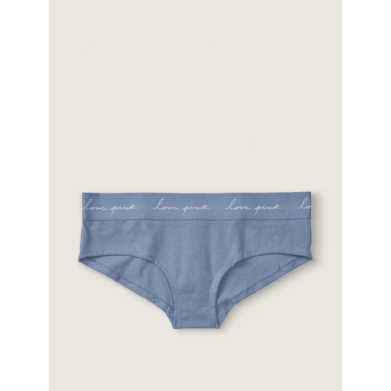 Victoria's Secret Dámské kalhotky Victori´s secret Logo Hipster modrá