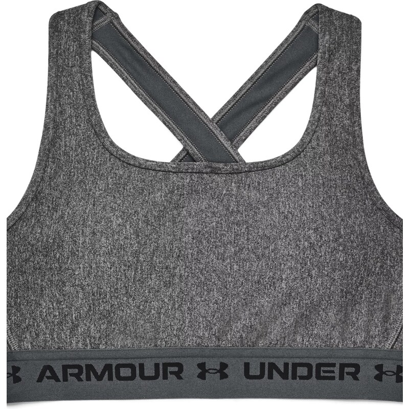 Podprsenka Under Armour UA Crossback Mid Heather Bra 1361036-019