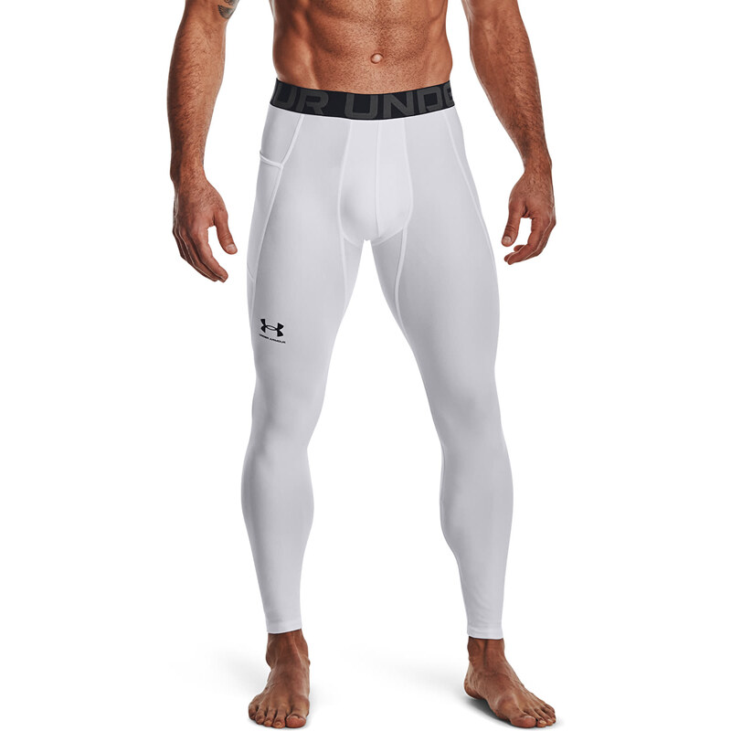 Legíny Under Armour Hg Armour Leggings White/ Black M