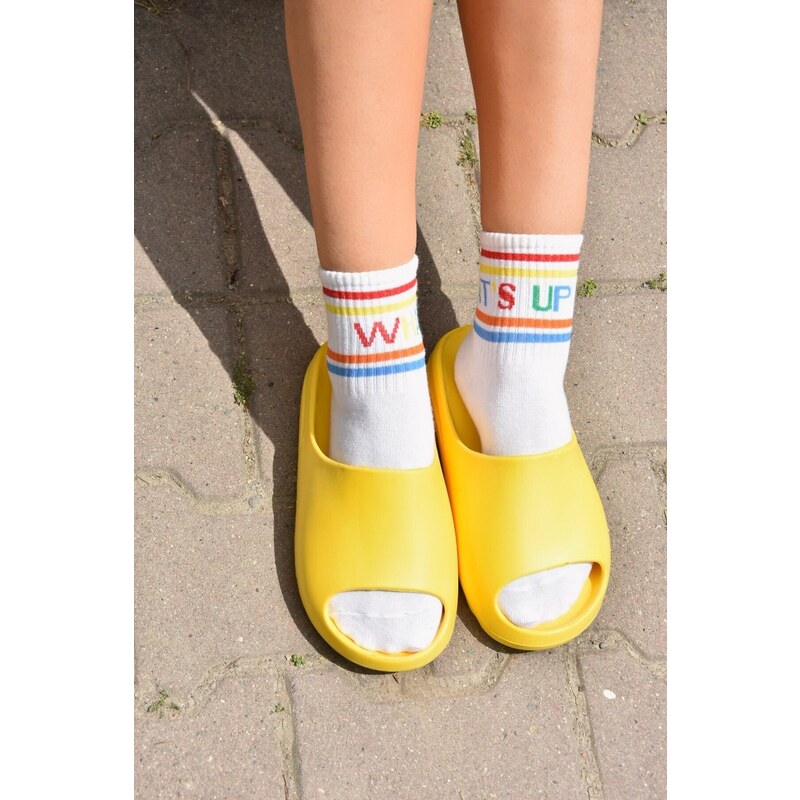 Fox Shoes Women's Yellow Slippers