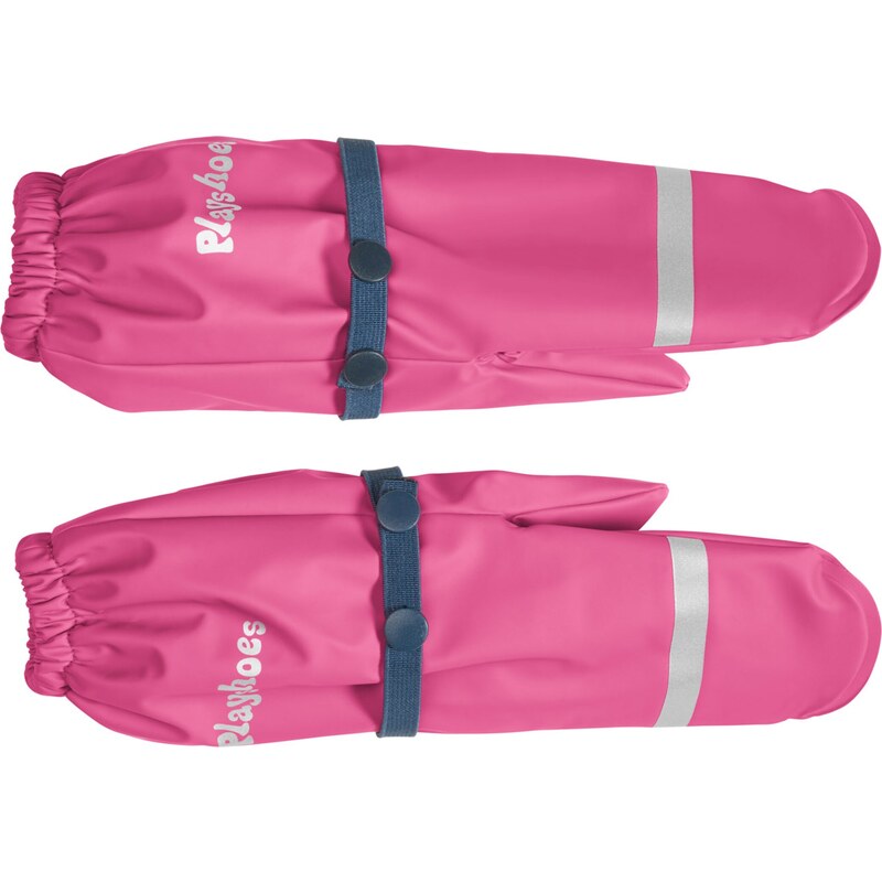PLAYSHOES Rukavice námořnická modř / světle šedá / pink