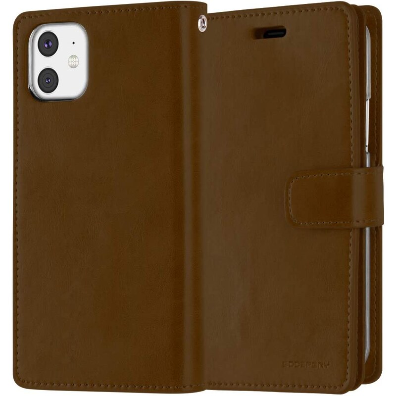 Knížkové pouzdro na iPhone 11 - Mercury, Mansoor Diary Brown