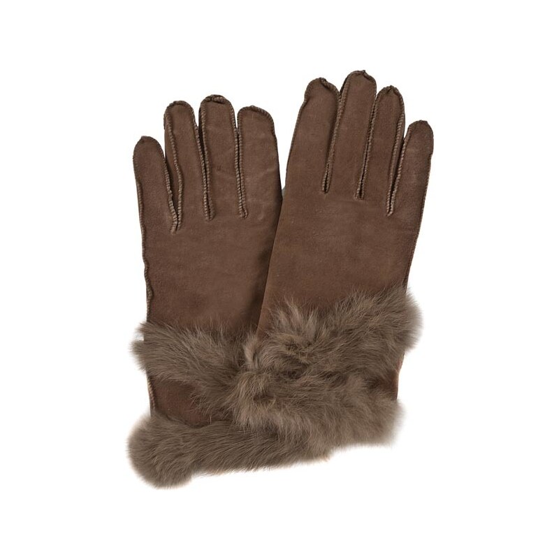 Dámské rukavice EMU AUSTRALIA - Pine Creek Gloves Chocolate XS/S