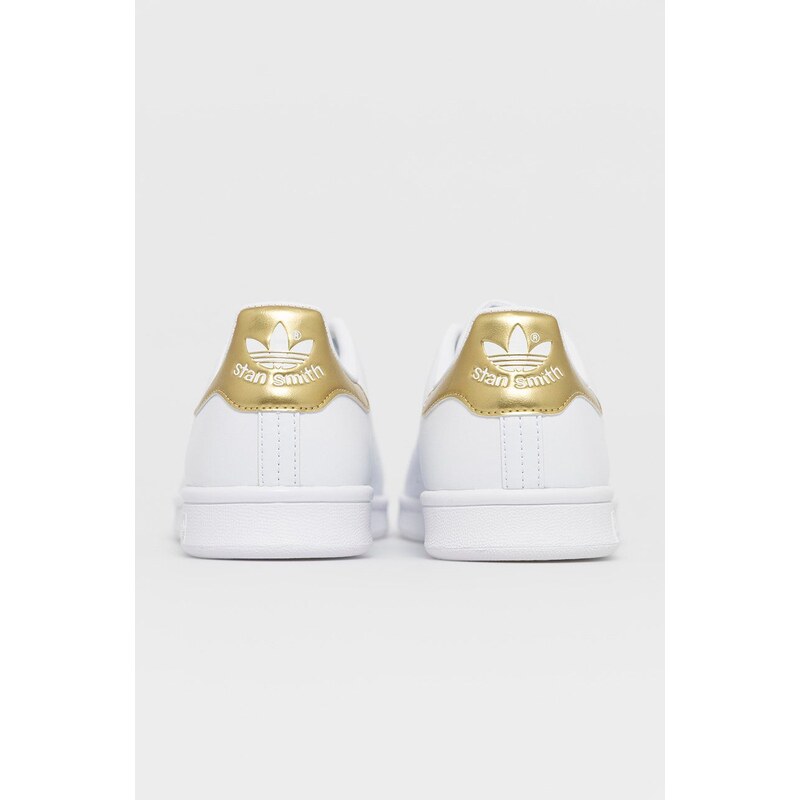 Boty adidas Originals Stan Smith bílá barva, na plochém podpatku, G58184