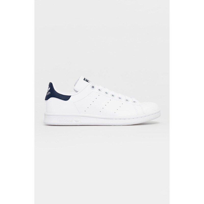 Boty adidas Originals Stan Smith bílá barva, na plochém podpatku, H68621