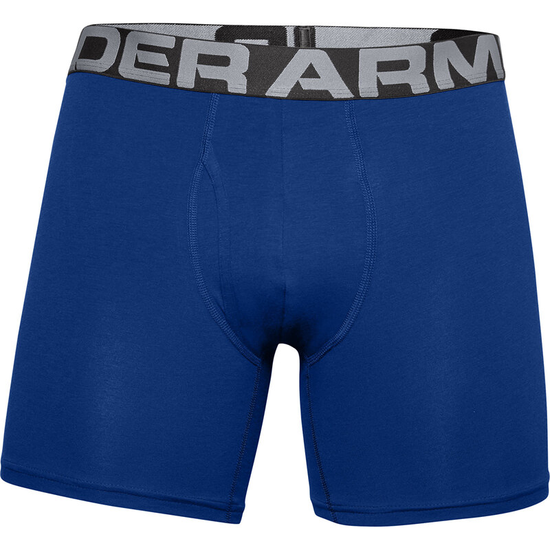 Boxerky Under Armour Charged Cotton 6In 3 Pack Blue