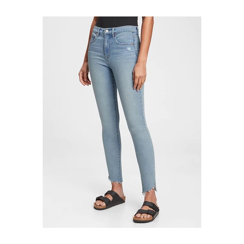 GAP Džíny high rise true skinny with secret smoothing pockets -