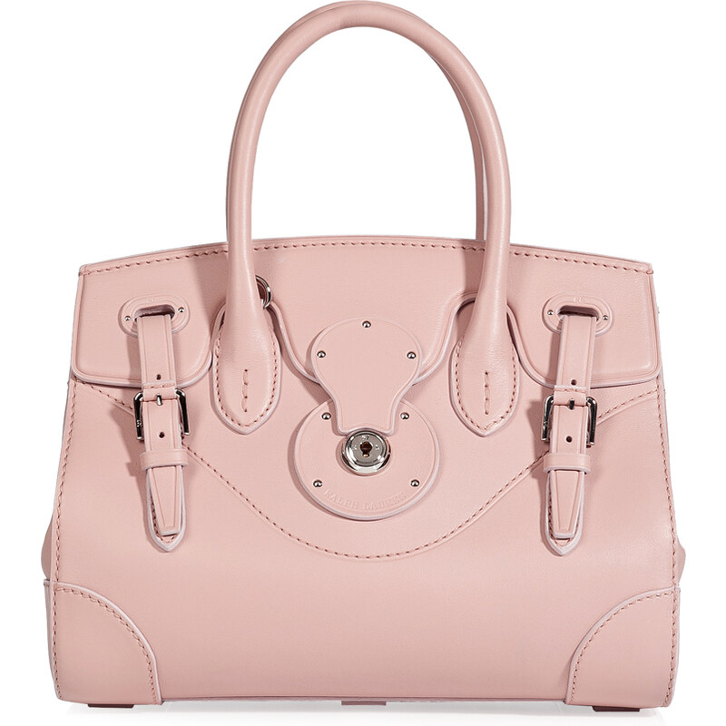 Ralph Lauren Collection Leather Tote in Rose