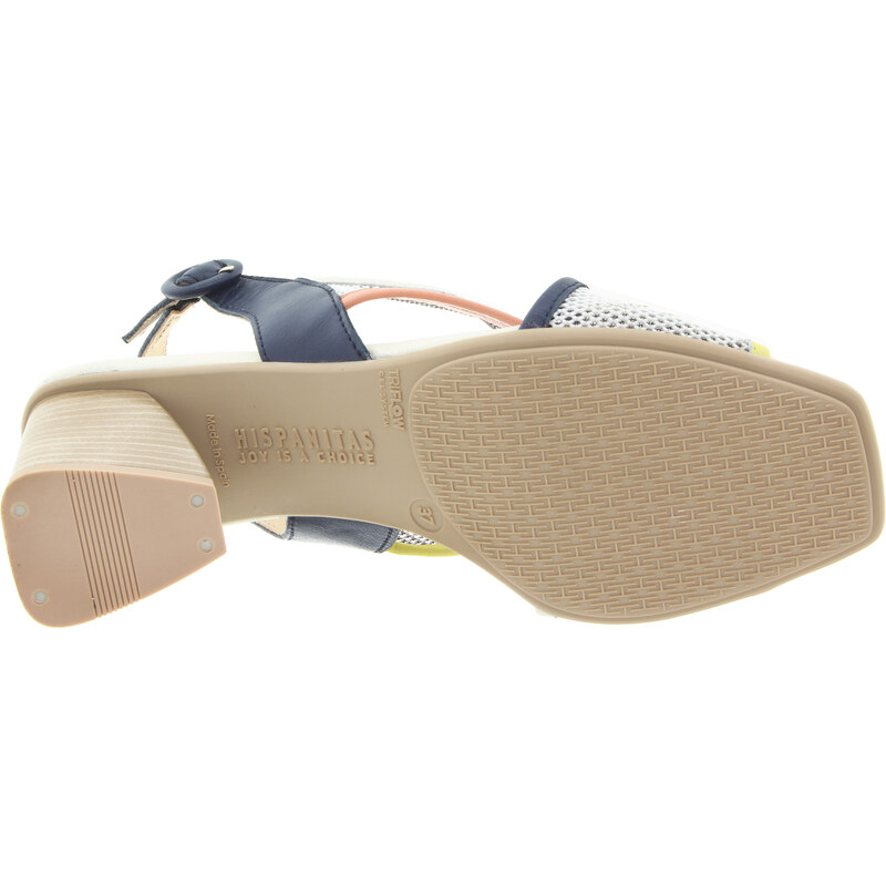 HISPANITAS Dámské kožené sandálky bílé HV211358-WHITE-255
